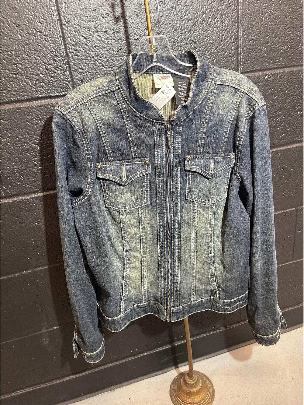 Harley-Davidson women’s  Denim Jacket with Winged Logo